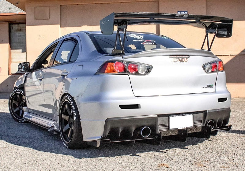 iJDMTOY Smoked Lens Rear Bumper Reflector Lenses Compatible With 2008-2016 Mitsubishi Lancer, Evolution Evo 10 X, OE-Spec LH RH Assembly - Image 5